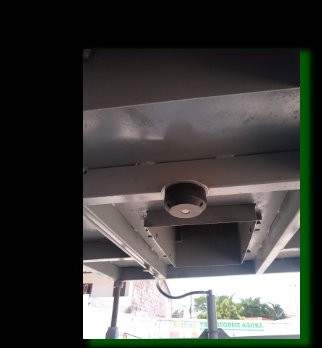 Dispositivo IoT instalado no veículo de coleta